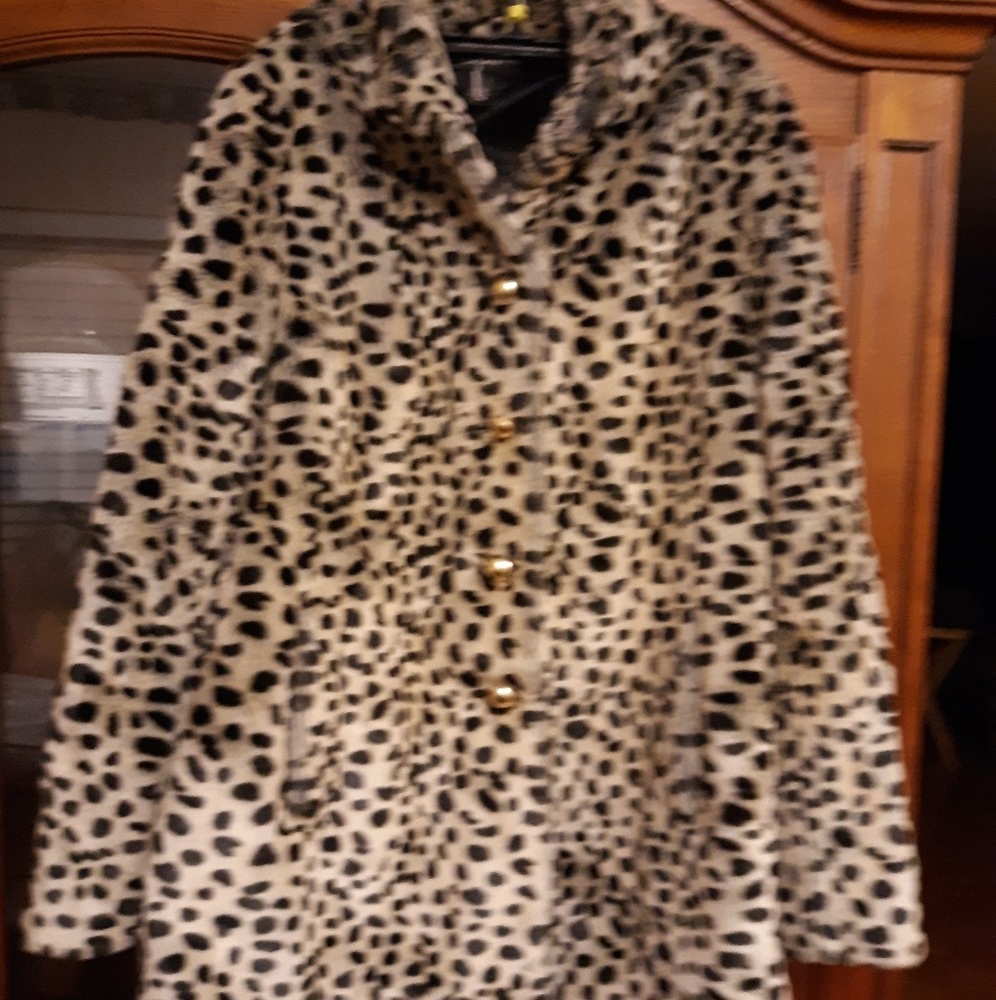 Victoria Secret fur coat size medium
